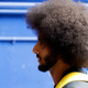 San Francisco 49ers quarterback Colin Kaepernick arrives at New Era Field before an NFL football game against the Buffalo Bills on Sunday, Oct. 16, 2016. Image via AP/Mike Groll.